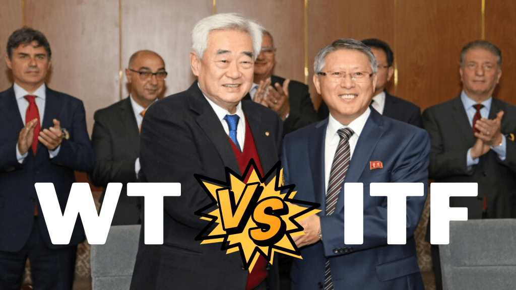 There’s no ITF in Korea. The real difference between WT (World Taekwondo) and ITF (International Taekwondo&nbsp;Federation)